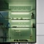 Half Parts of Old House Renovated into Modern Style Architecture: Half Parts Of Old House Renovated Into Modern Style Architecture   Glass Rack