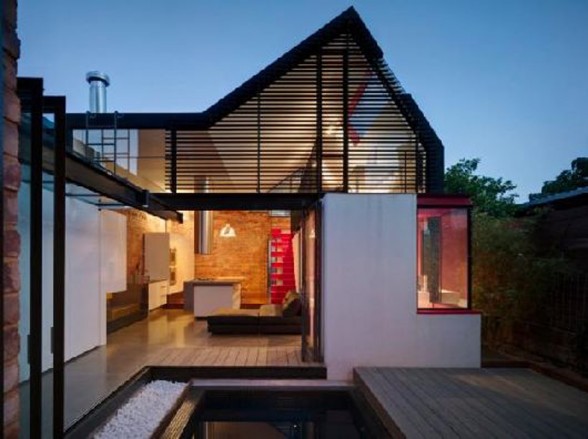 Open Air Residence, Geometric and Orthogonal House Design from Andrew Maynard