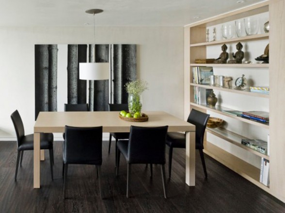 Russian Minimalist Apartment, Decolieu Studio Design - Dining Room