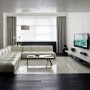 Russian Minimalist Apartment, Decolieu Studio Design: Russian Minimalist Apartment, Decolieu Studio Design   Living Room