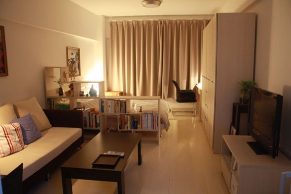 Small and Warmth Apartment Design in Xiamen