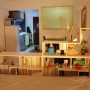 Small and Warmth Apartment Design in Xiamen: Small And Warmth Apartment Design In Xiamen   Bookshelves