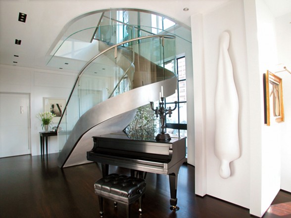 Astonishing NY Penthouse, Luxury and Exquisite Design of Sotheby - Staircase