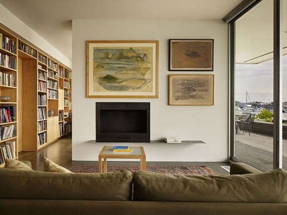 Breathtaking Roof Top House in Seattle by Miller Hull - Livingroom