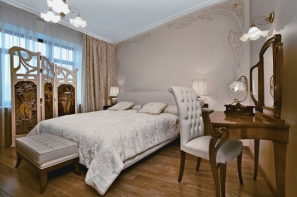 Classic-and-Elegant-Apartment-with-Floral-Decoration-in-Moscow-Bedroom