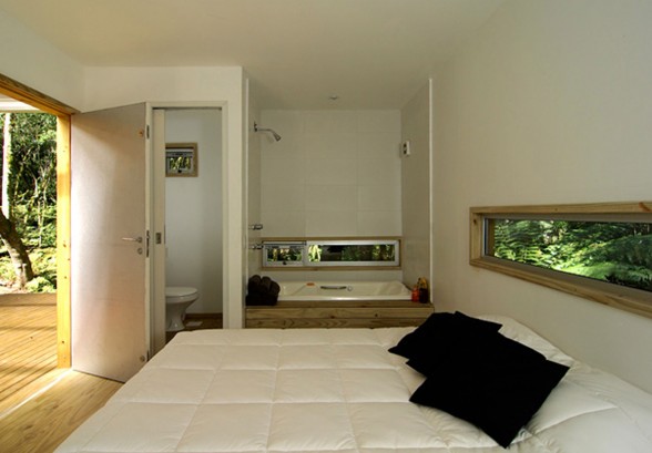 Contemporary Forest Residence Design, The Sao Chico Retreat - Bedroom