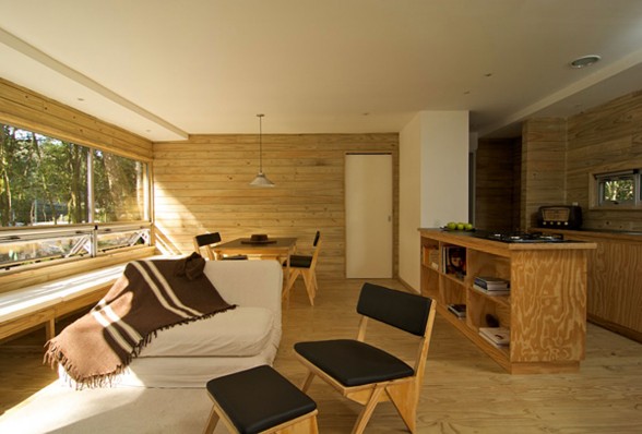 Contemporary Forest Residence Design, The Sao Chico Retreat - Couch