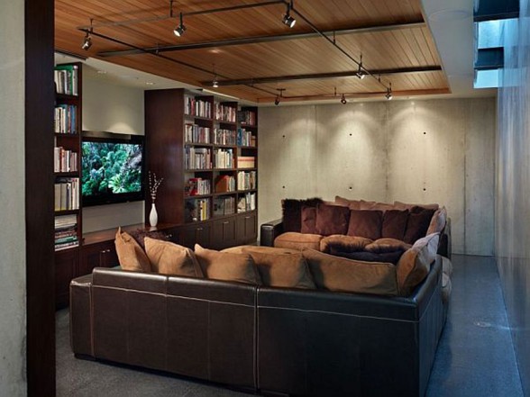 Elegance Contemporary House from Lawrence Architecture - Livingroom