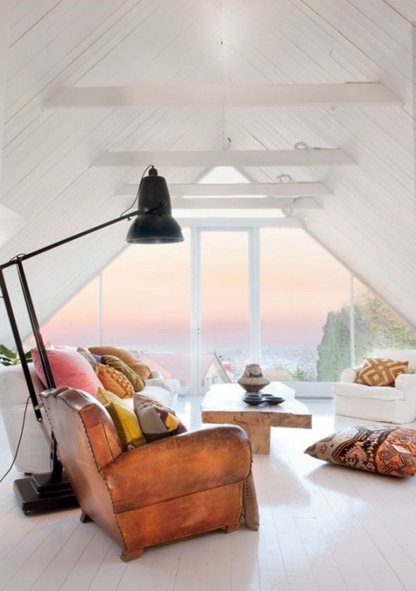 Fabulous Swedish House Design with Unique Interior - Reading Desk