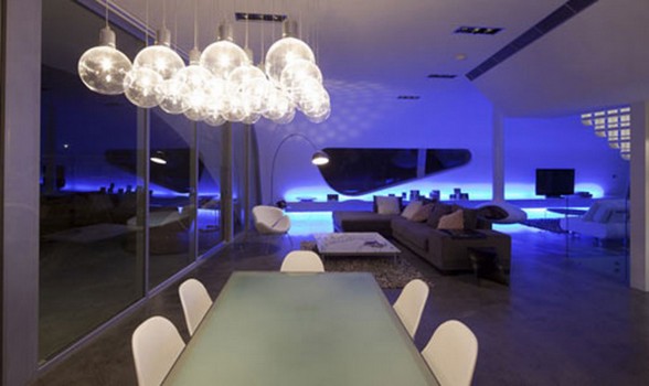 Future House Concept, Moebius House from Tony Owen Partners - Dining Room