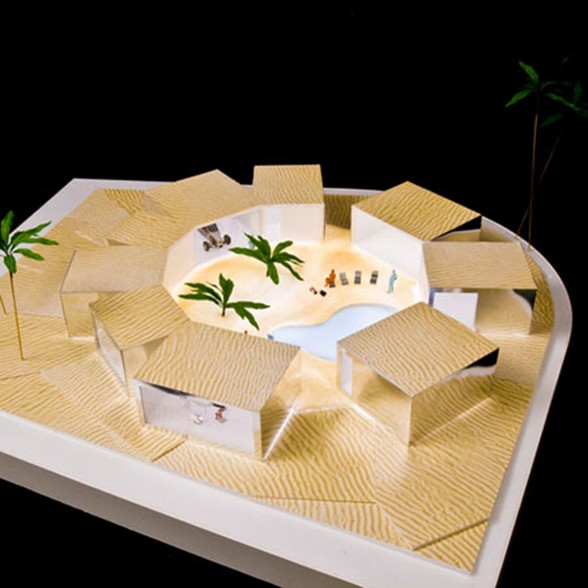 Futuristic Cubed Architecture - One Storey