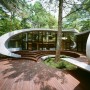 Futuristic Home Design with Natural Environment in Japan: Futuristic Home Design With Natural Environment In Japan   Garden
