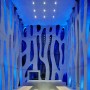 Futuristic LED House Design, Illuminated Nordwesthaus: Futuristic LED House Design, Illuminated Nordwesthaus   Blue Interior