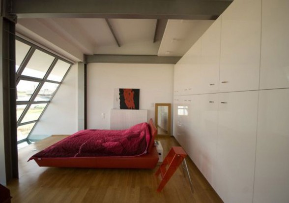 Geometric House Architecture in Greece - Bedroom
