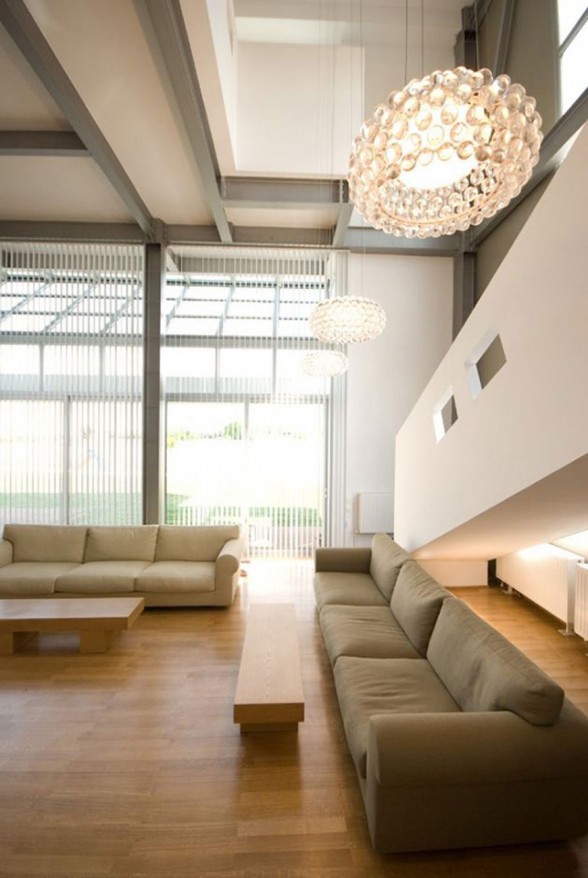 Geometric House Architecture in Greece - Livingroom