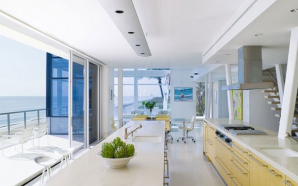 Great Beachfront House Design from Hughes Umbanhowar - Kitchen