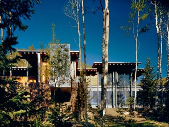 Hillside Terrain Residence, Luxury Living Space from Bohlin Cywinski Jackson