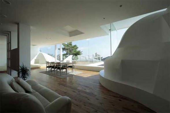 Japan Architect Design, Fabulous Mountain House in Hyogo - Interior