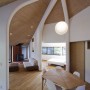 Japanese Pentagonal House, Beautiful Modern and Traditional Mixing: Japanese Pentagonal House, Beautiful Modern And Traditional Mixing   Dining Room