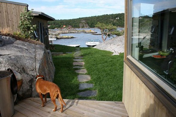Lakeview Cottage, Small and Beautiful House Design in Norway - Terrace
