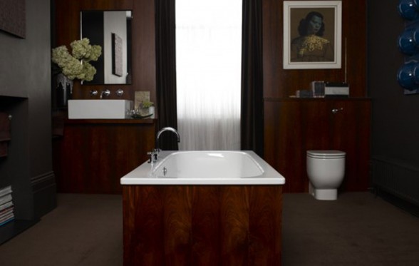 Location 78, Dark Interiors Ideas for Your Dream Homes - Bathroom