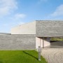 Modern Brick House Design with Irregular Shape Architecture: Modern Brick House Design With Irregular Shape Architecture   Garage