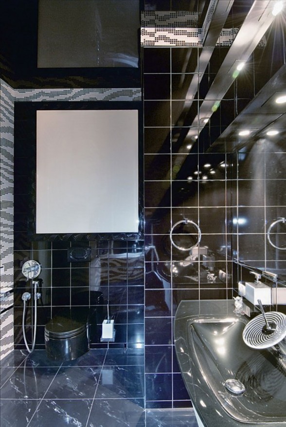 Modern Futuristic Apartment Ideas in Ukraine - Bathroom