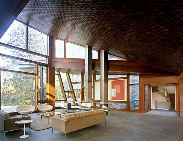 Modern Glass House Design from David Jameson Architect - Livingroom