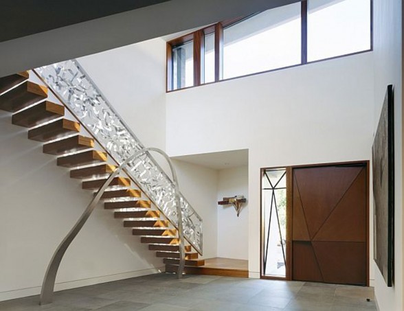 Modern Glass House Design from David Jameson Architect - Staircase