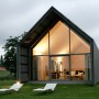 Modern Home Design, Sustainable Barn House Shaped: Modern Home Design, Sustainable Barn House Shaped   Facade