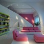 Modern and Colorful House Design Decorated with Bright Lamps: Modern And Colorful House Design Decorated With Bright Lamps   Livingroom