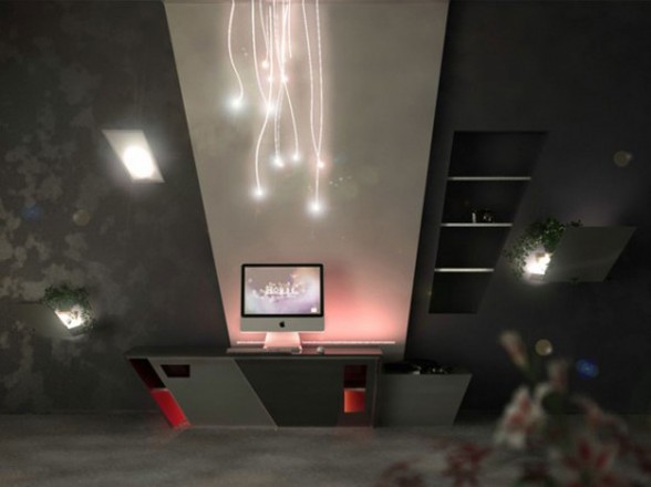 Modern and Futuristic Apartment Interiors Design - Computer