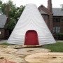 Native American Tent Architecture, Futuristic Tipi Design: Native American Tent Architecture, Futuristic Tipi Design   Entrance