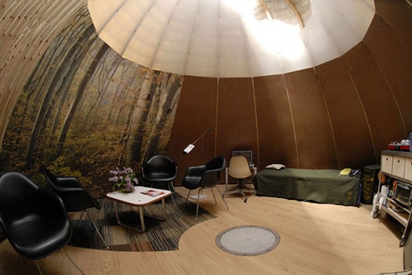Native American Tent Architecture, Futuristic Tipi Design - Interior