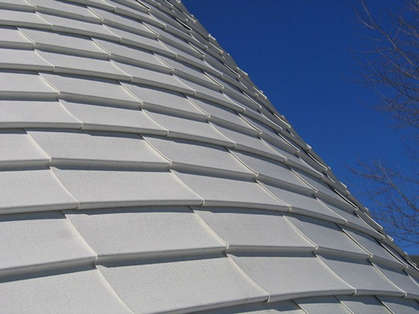 Native American Tent Architecture, Futuristic Tipi Design - Roof Details