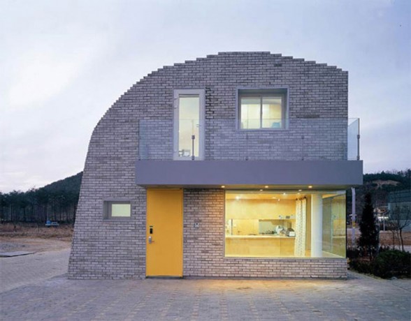 Pixilated House Architecture, Modern Home Design in Korea
