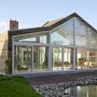 Ranch House with Glass Façade and Contemporary Design: Ranch House With Glass Façade And Contemporary Design   Terrace