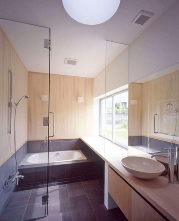 Solid Design of Concrete House Architecture - Bathroom