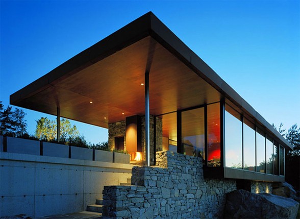 The Gunderson House, Mountain Residence from WRB Architecture - Entrance