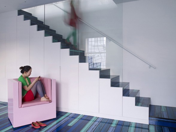 The Rainbow House, Artistic and Fun Collaboration in A House - Staircase