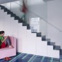 The Rainbow House, Artistic and Fun Collaboration in A House: The Rainbow House, Artistic And Fun Collaboration In A House   Staircase
