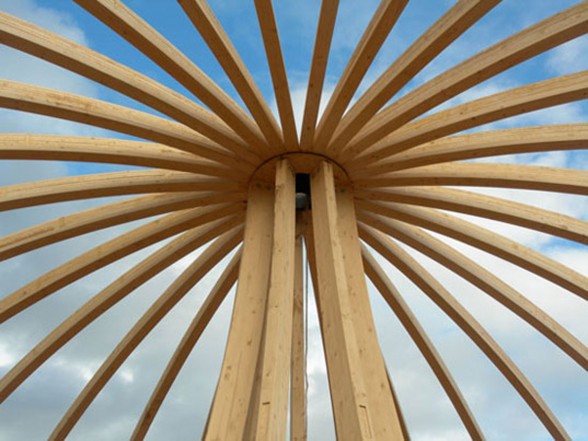 Wooden Dome Design from Patrick Marsilli - Architecture
