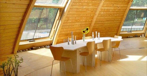 Wooden Dome Design from Patrick Marsilli - Dining Room