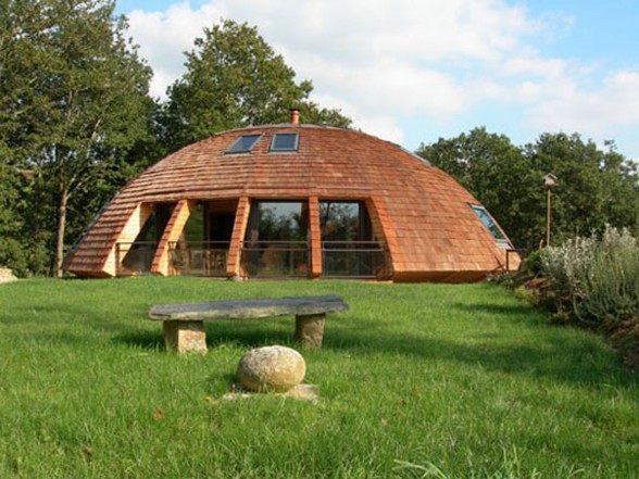 Wooden Dome Design from Patrick Marsilli - Garden