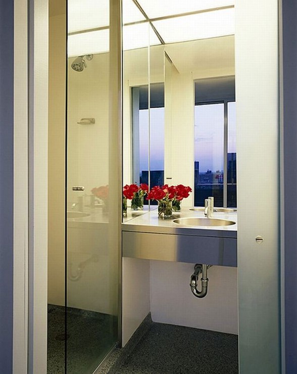 Apartment for Bachelor, Modern Penthouse with Incredible Views - Bathroom