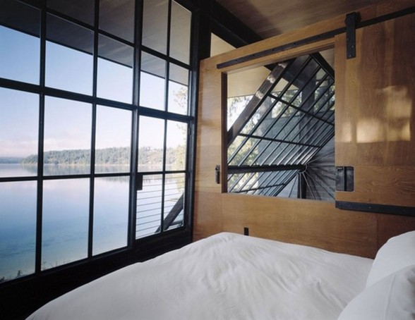 Astounding House Architecture for a Mountain Residence - Bedroom