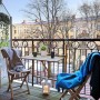 Beautiful Contemporary Style of Gothenburg Apartment: Beautiful Contemporary Style Of Gothenburg Apartment   Balcony