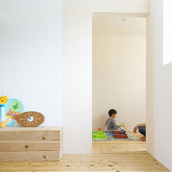 Black Modern House Design from Japanese Architect - Childs Room