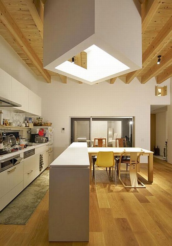 Black Modern House Design from Japanese Architect - Kitchen