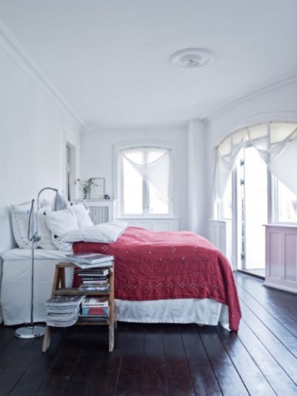 Bright Apartment Interior Design by Nina Nyborg - Bedroom